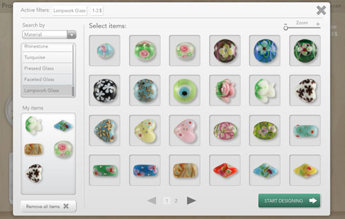 Jewelry configurator